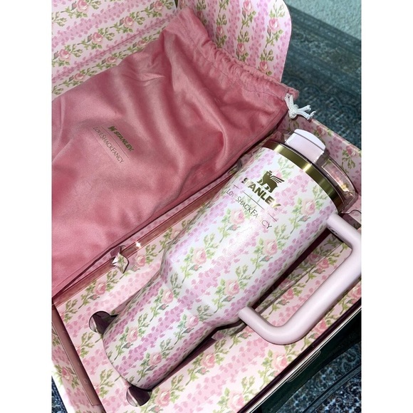 Stanley Pink Floral Thermos - Picture 3 of 6